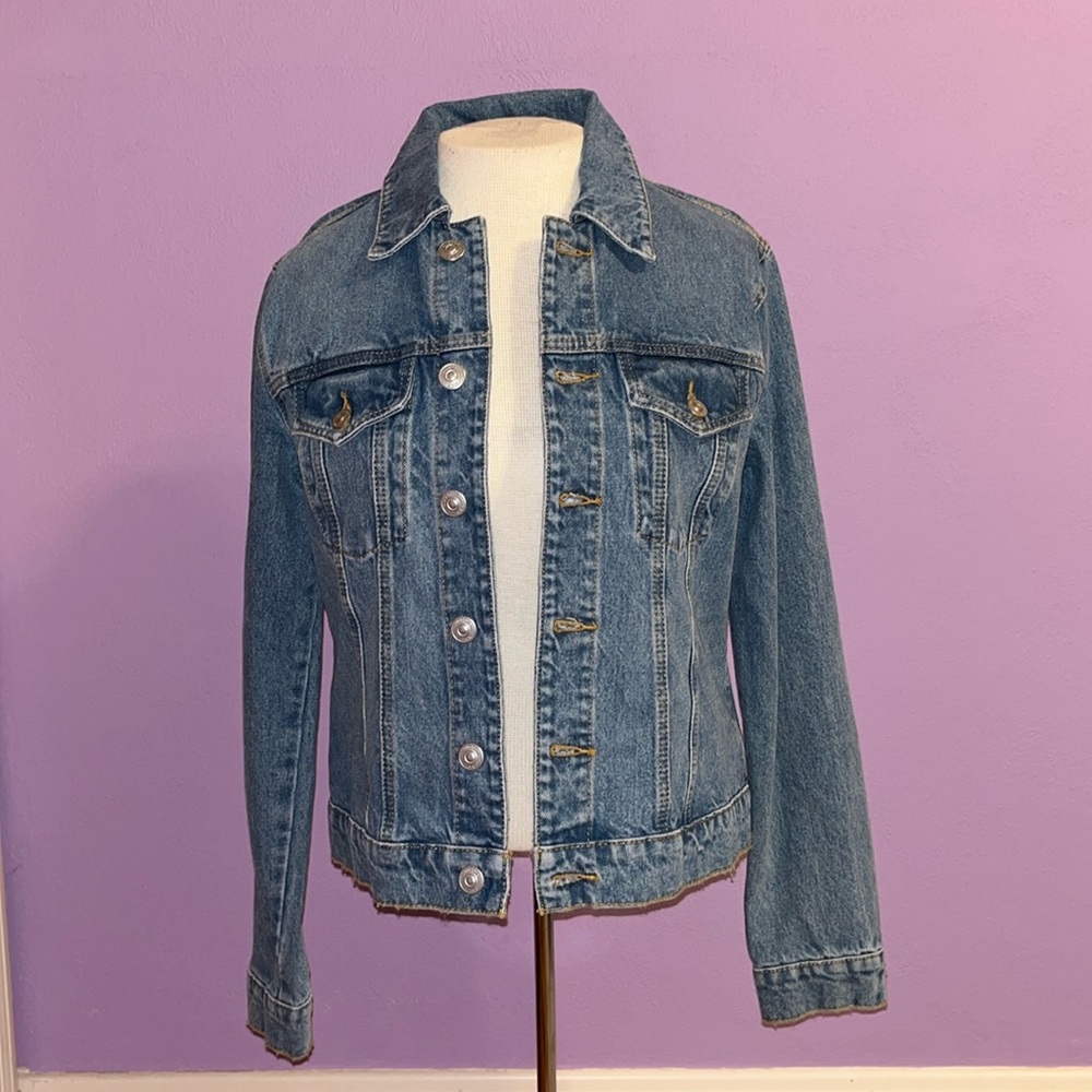 Classic Blue Denim Jacket - Women's Jean Coat